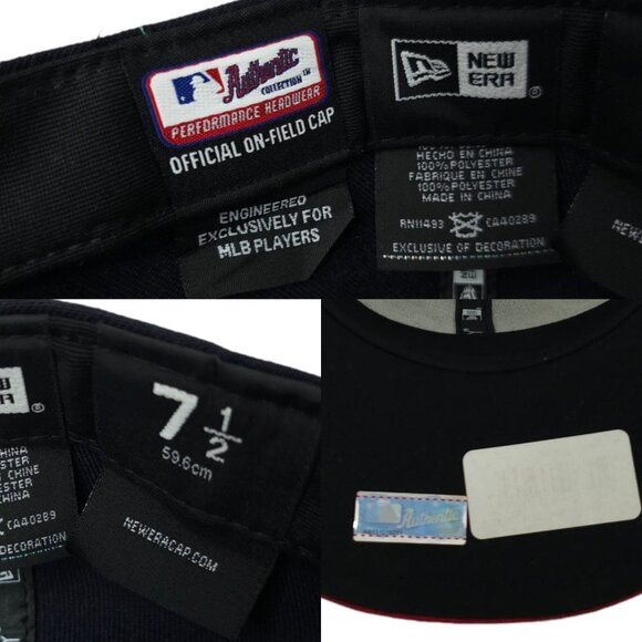 Atlanta Braves Fitted 7 1/2 Hat MLB Cap Embroidered Logo New Era 59Fifty - Picture 8 of 13